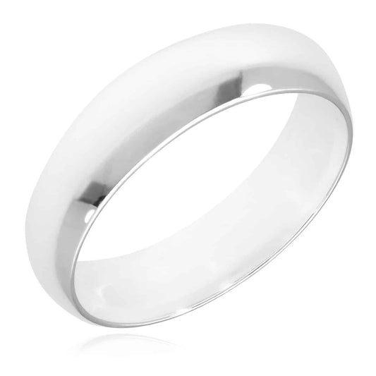925 Sterling Silver 6mm Wedding Band