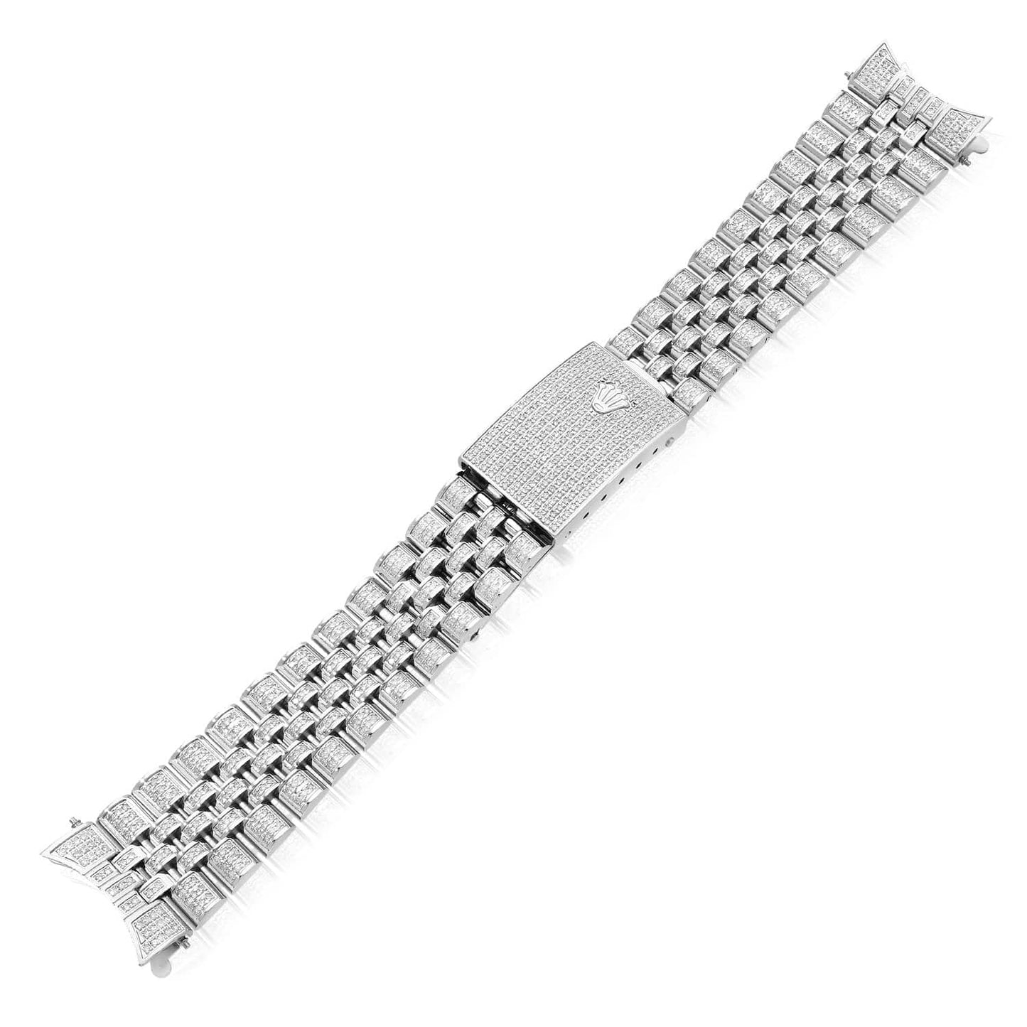 Rolex Datejust White 4.5CTW Natural Diamond Jubilee 36mm Watch Bracelet