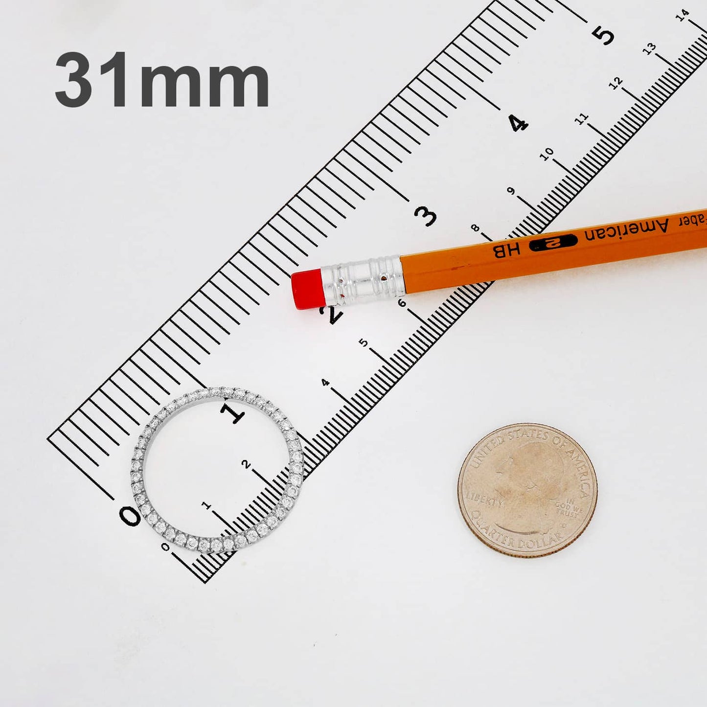 Natural Diamond Stainless Steel Bezel Rolex Datejust Watch 26mm 31mm 34mm 36mm