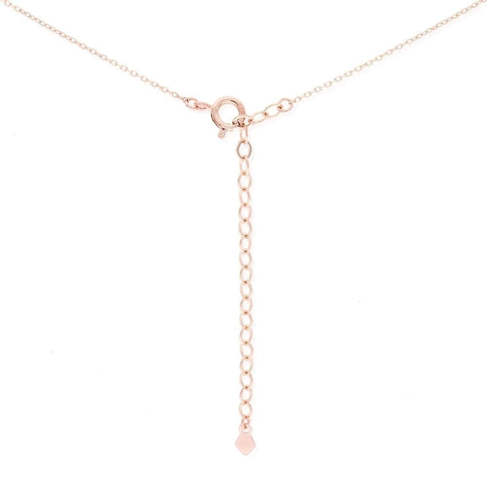 14k Gold 2CT CZ Bezel Solitaire 16"-18" Adj. Necklace