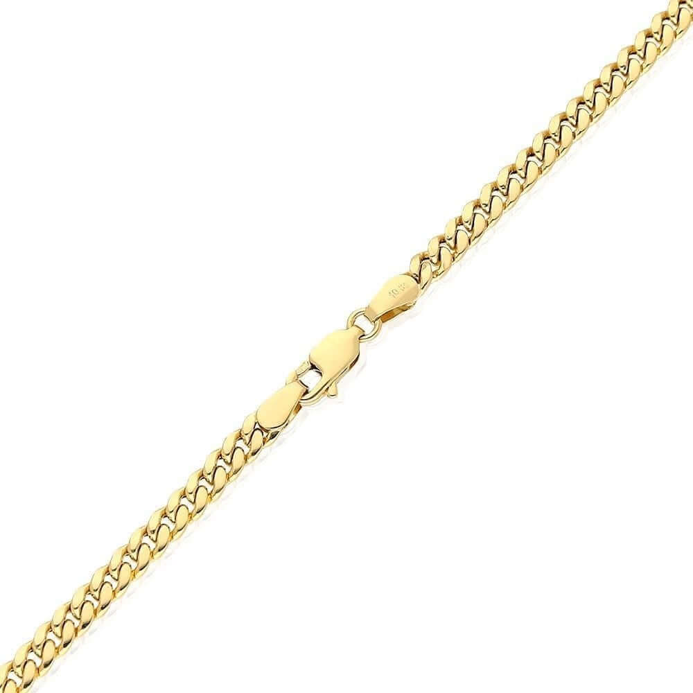 10K Yellow Gold 3.7mm Miami Cuban Chain (Hollow) 18"-26"