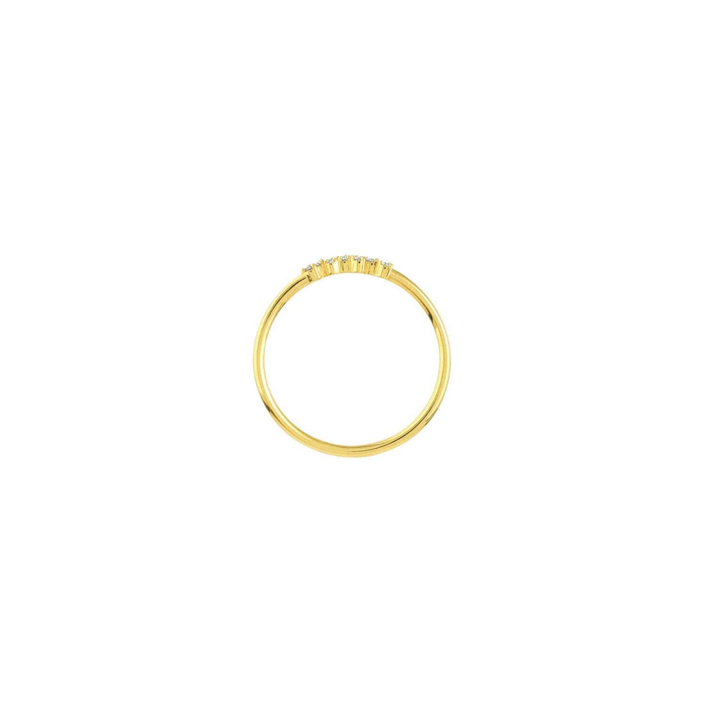 Real Diamond 14K Gold Fancy Cluster Ring