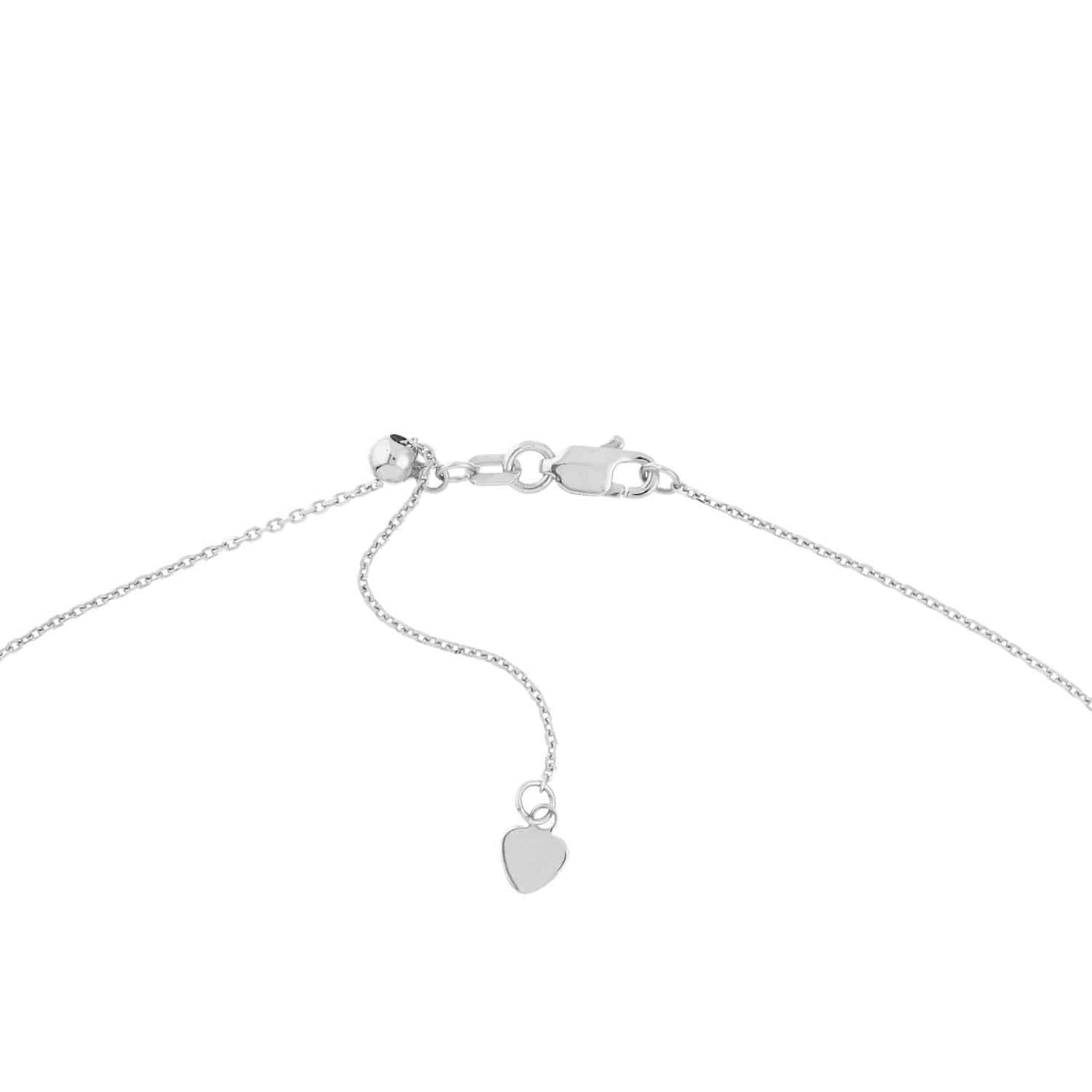 Natural Diamond 14K Gold Bezel Drops Choker Necklace 15"-17" Adjustable