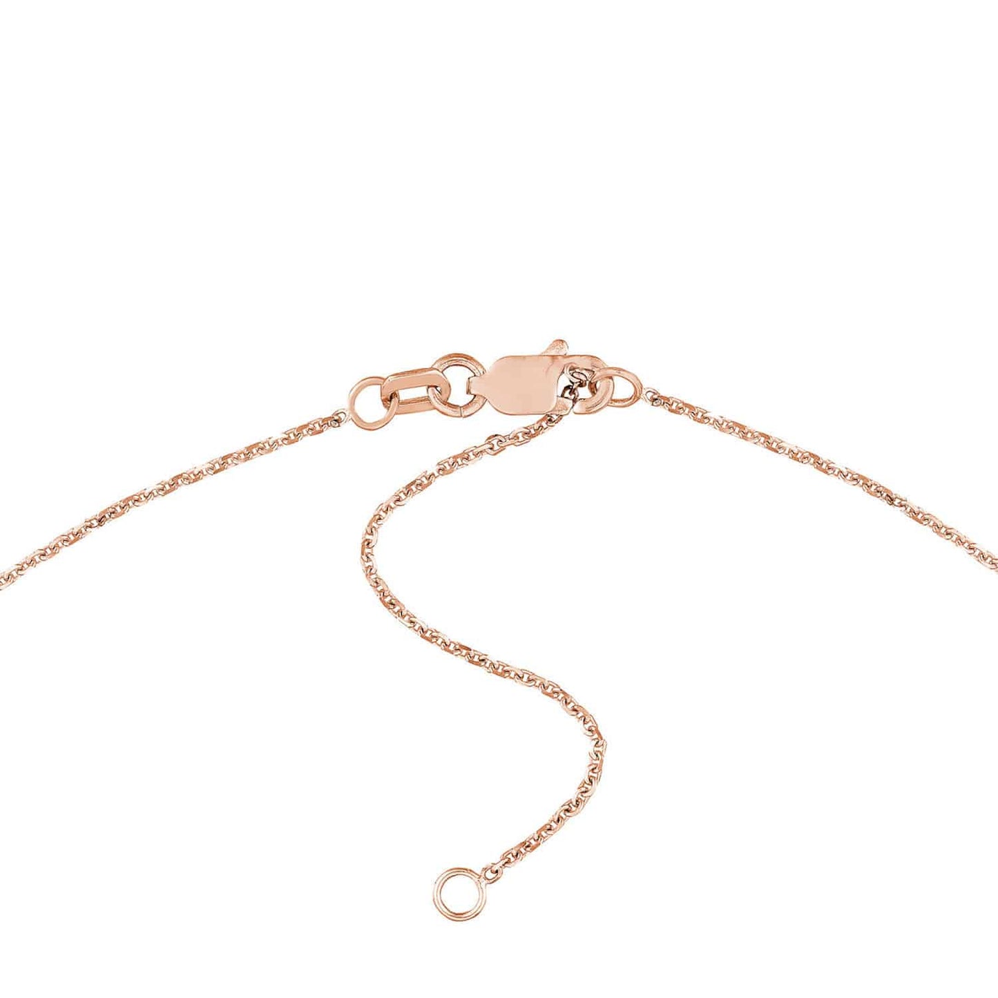 Customizable 14K Yellow Gold Signature Nameplate Necklace (Solid Links) 14"-Adjustable