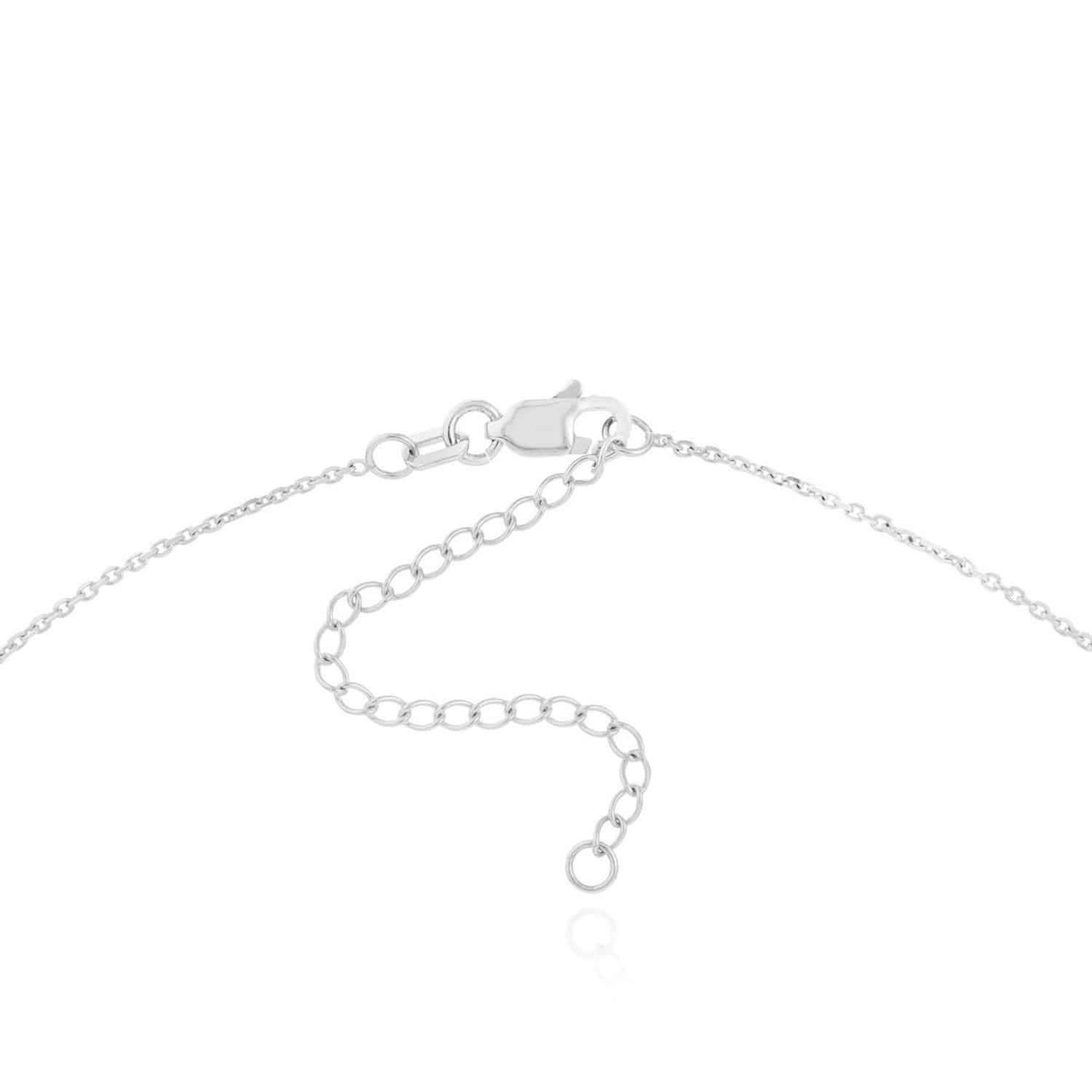 Customizable 14K Yellow White Rose Gold Gothic Nameplate Necklace (Solid Links) 14"-18" Adjustable