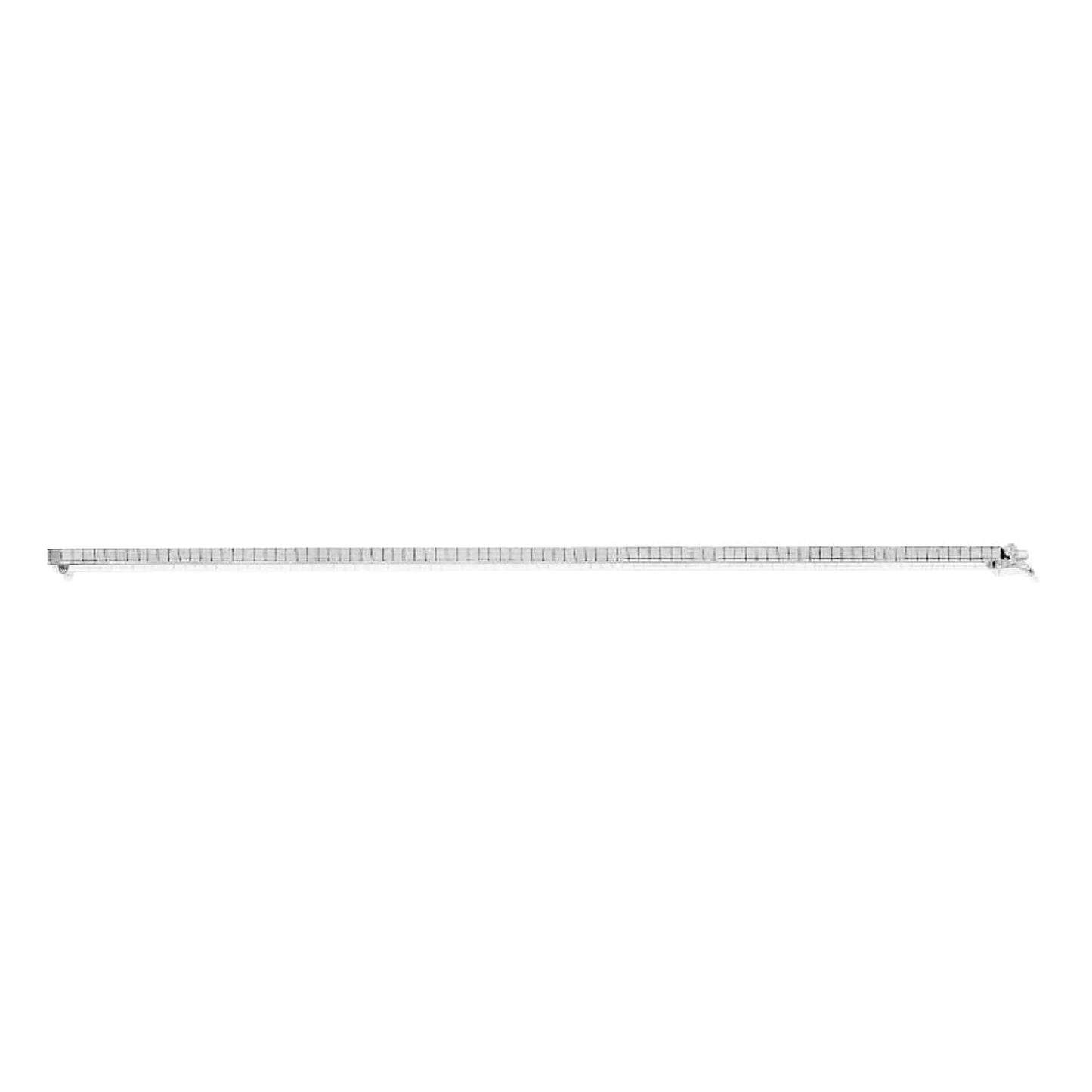 14K Real Gold Yellow White Rose 3.2mm Security Safety Lock Cubetto Omega Bracelet 7"