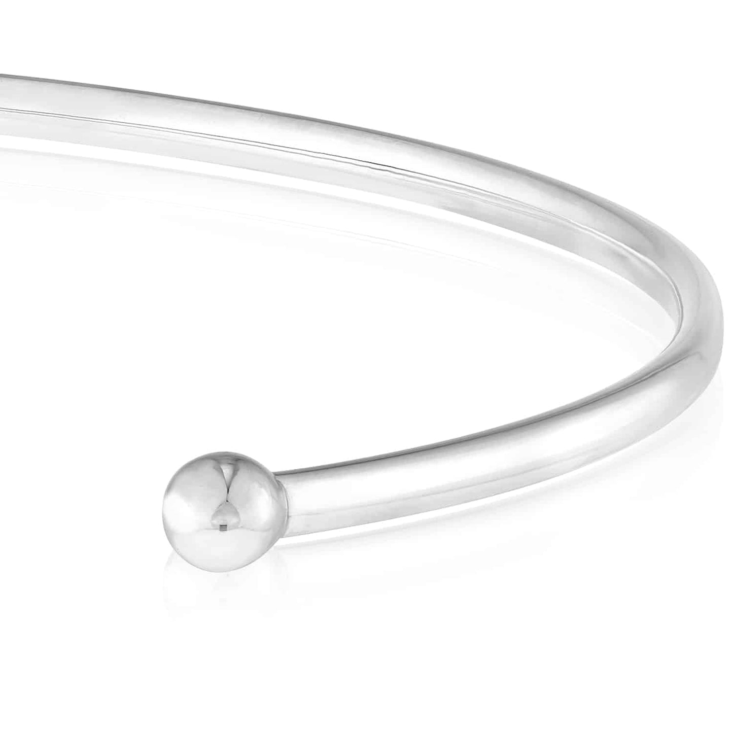 Solid 14K Real Gold Yellow White Rose 3mm Bangle Bracelet