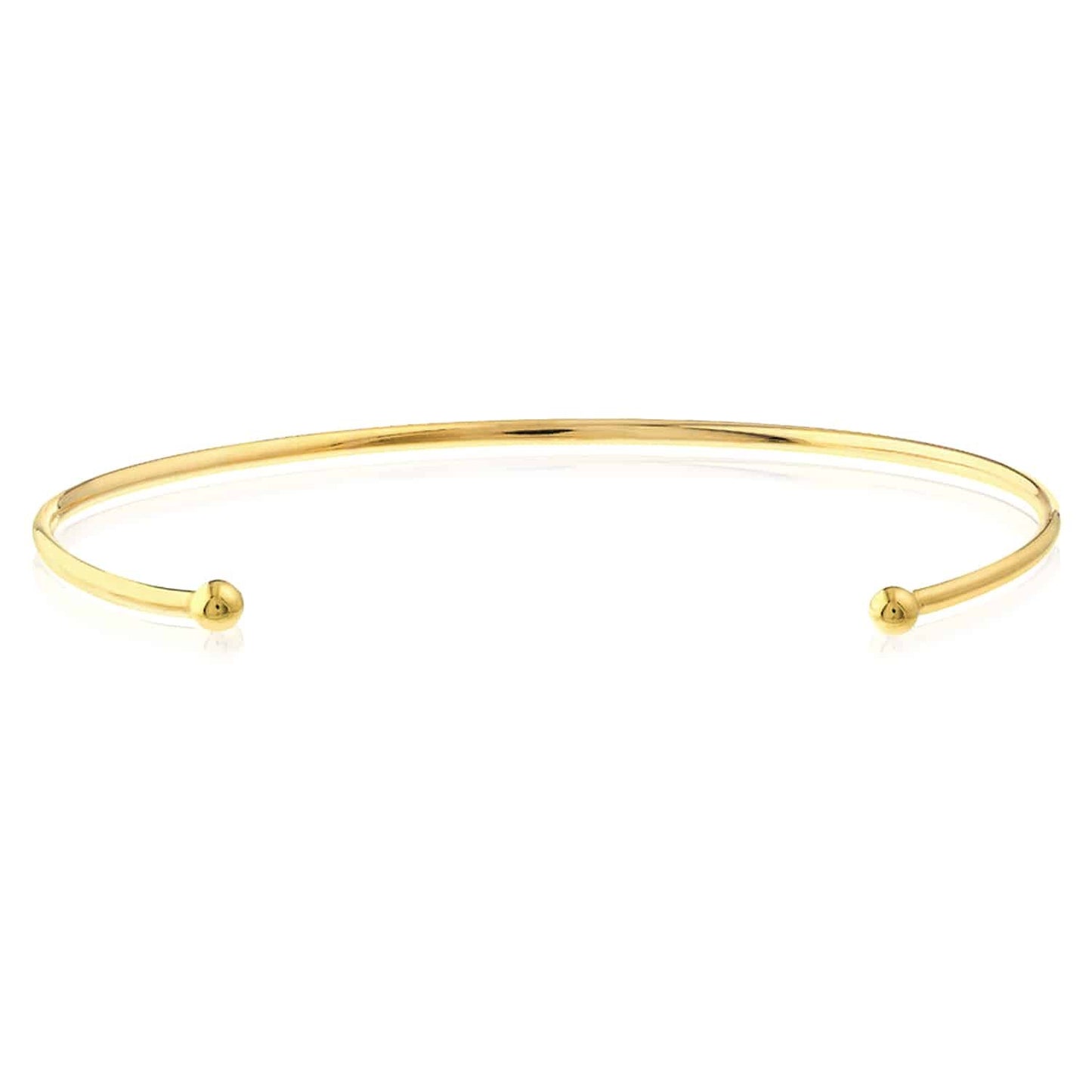 Solid 14K Real Gold Yellow White Rose 3mm Bangle Bracelet