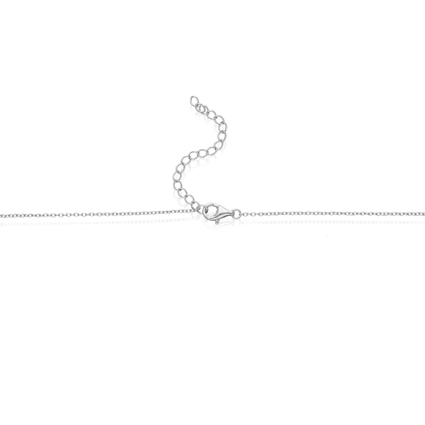 18K Gold Over Sterling Silver Teardrop Adjustable 16"-18" Necklace