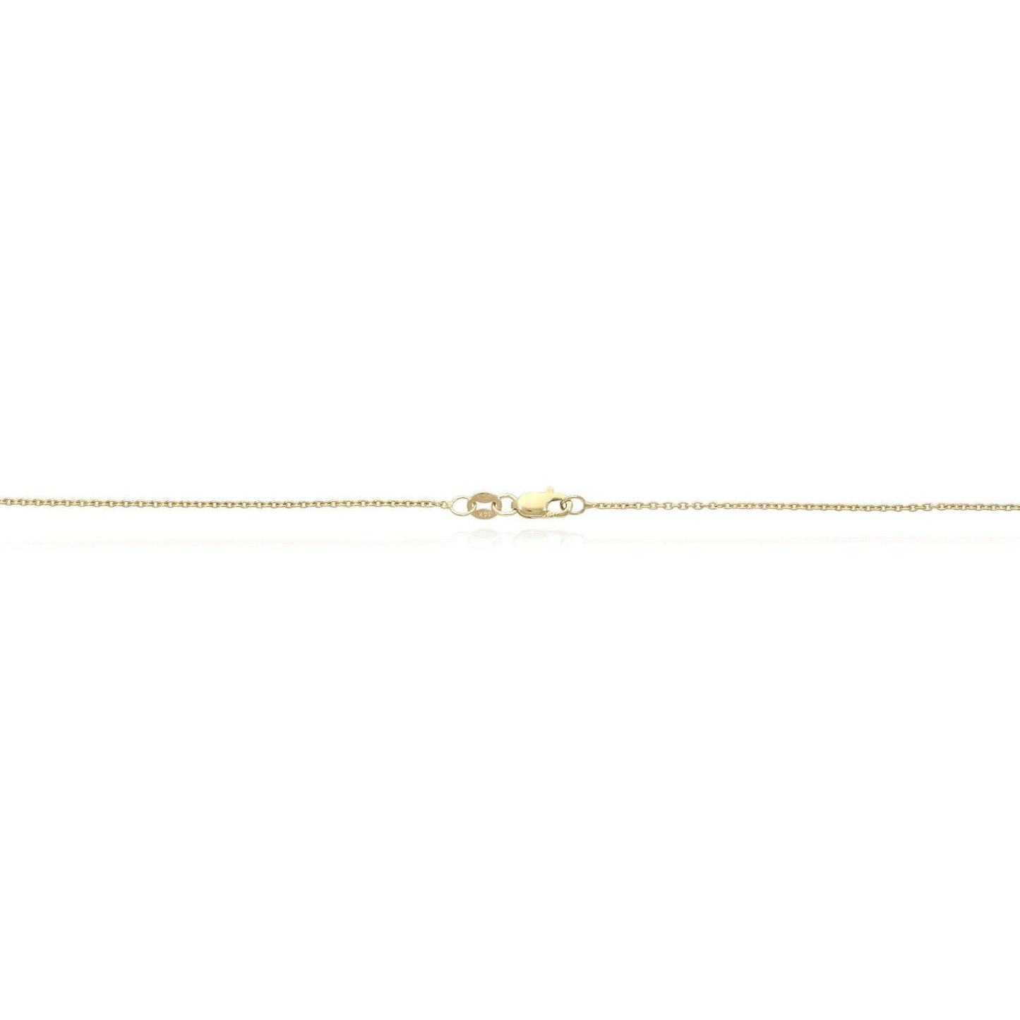 0.56CTW Real Diamond 14K Real Gold Hamsa Pendant Necklace 16"