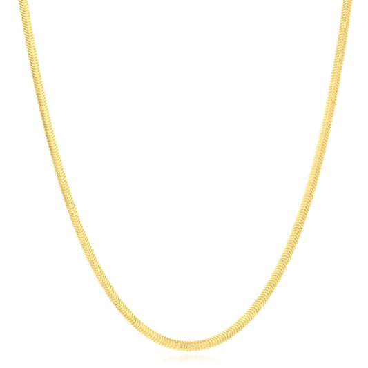 14K Gold 2.6mm Snake Chain (Solid Links) 16"-20"