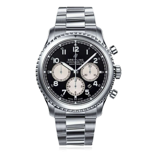 NEW Breitling Navitimer 43MM A13314101B1A1 8 Black Dial Stainless Steel Men's Watch