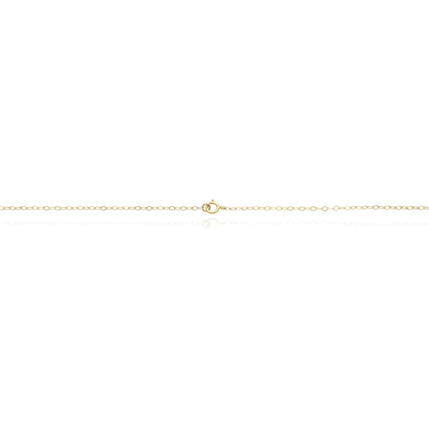 Solid 14K Yellow Gold 1.6mm Cable Chain Necklace 14"-22"