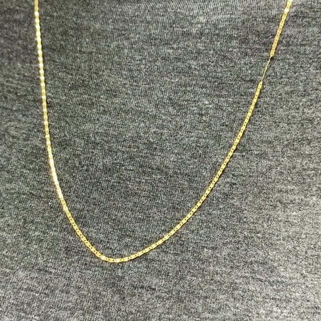 10K Yellow Gold 1.5mm Diamond-Cut Valentino Chain (Solid Links) 16"-24"