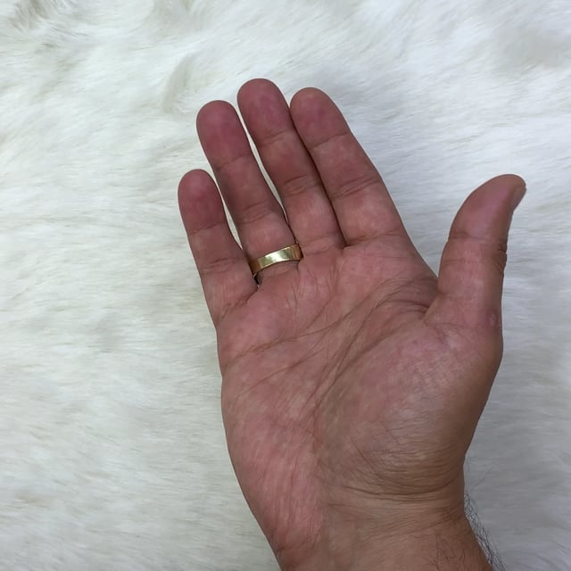 10K Gold Yellow CZ Micro Pave Octagon Signet Ring