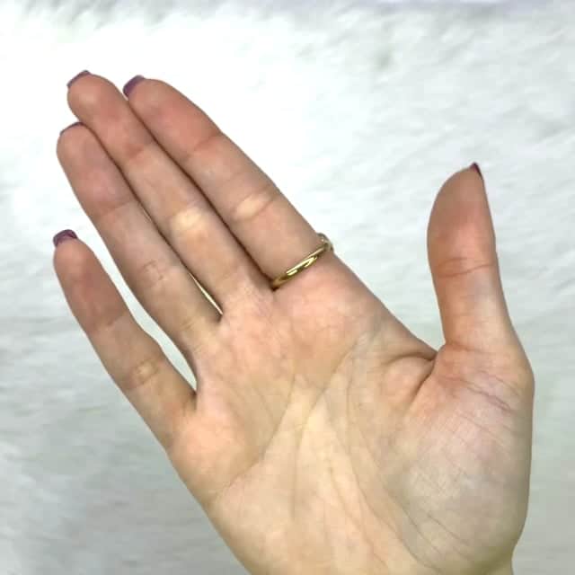 18K Real Gold Yellow 0.80Ct. T.W. Real Diamond Bow Cocktail Ring