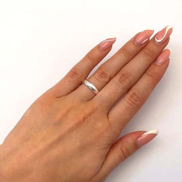 925 Sterling Silver 4mm Wedding Band Ring