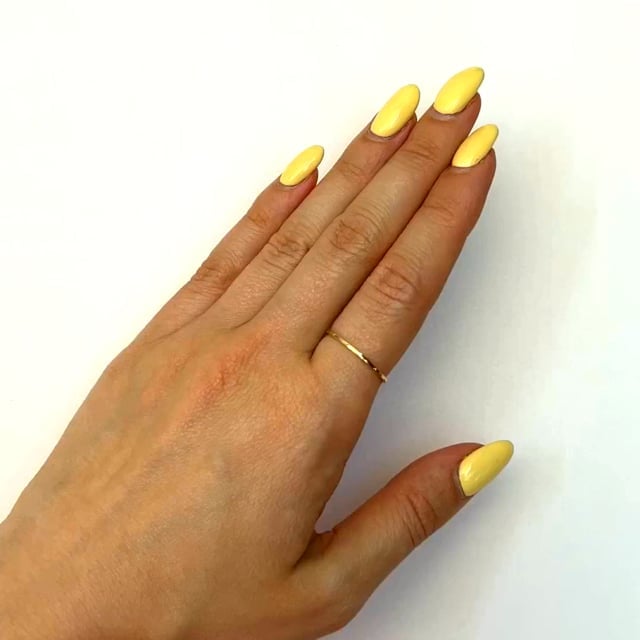 14K Real Gold Yellow 1.1mm Classic Stackable Band Ring