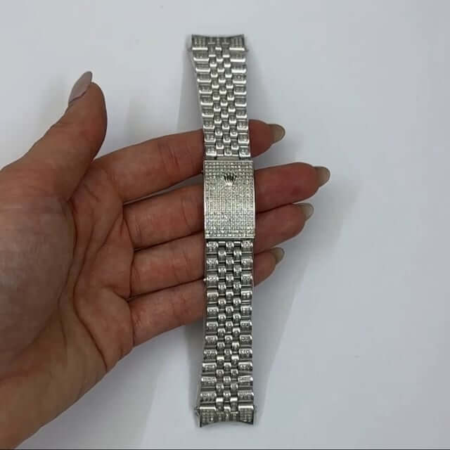Rolex Datejust White 4.5CTW Natural Diamond Jubilee 36mm Watch Bracelet