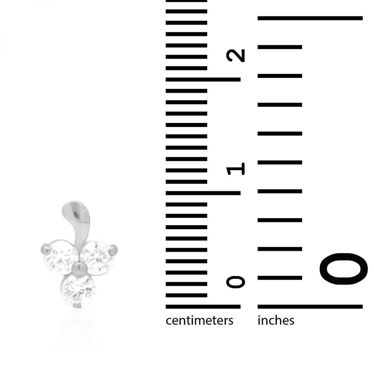 .90Ct CZ 14k Gold White Yellow Flower Stud Screwback Earrings