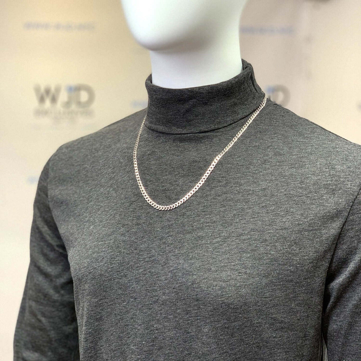 Sterling Silver 5.3mm Cuban Chain (Solid Links) 18"-30"