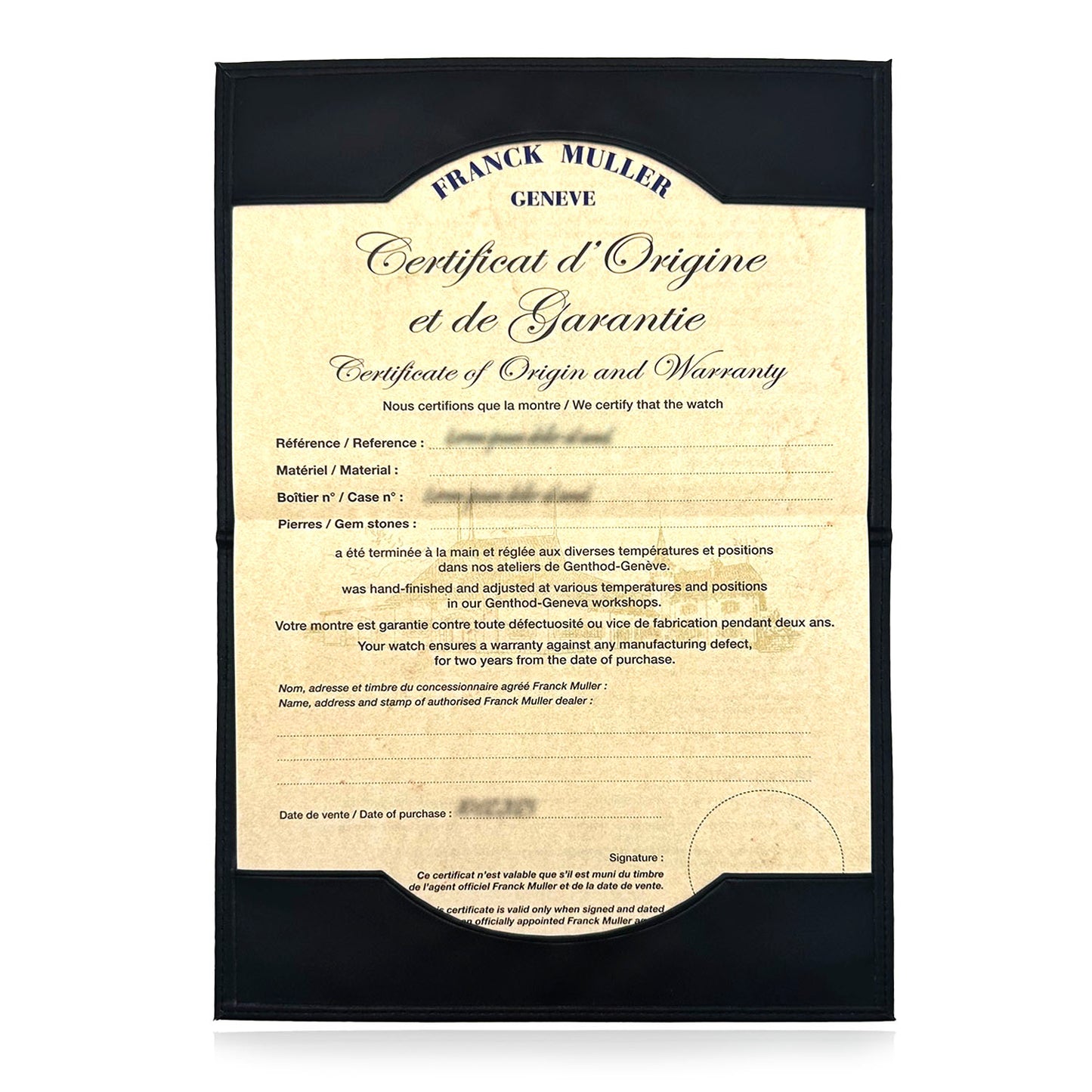 NEW Franck Muller Racing 45mm 45CCBLKBLUGLD Gray Dial Black Leather Strap Watch