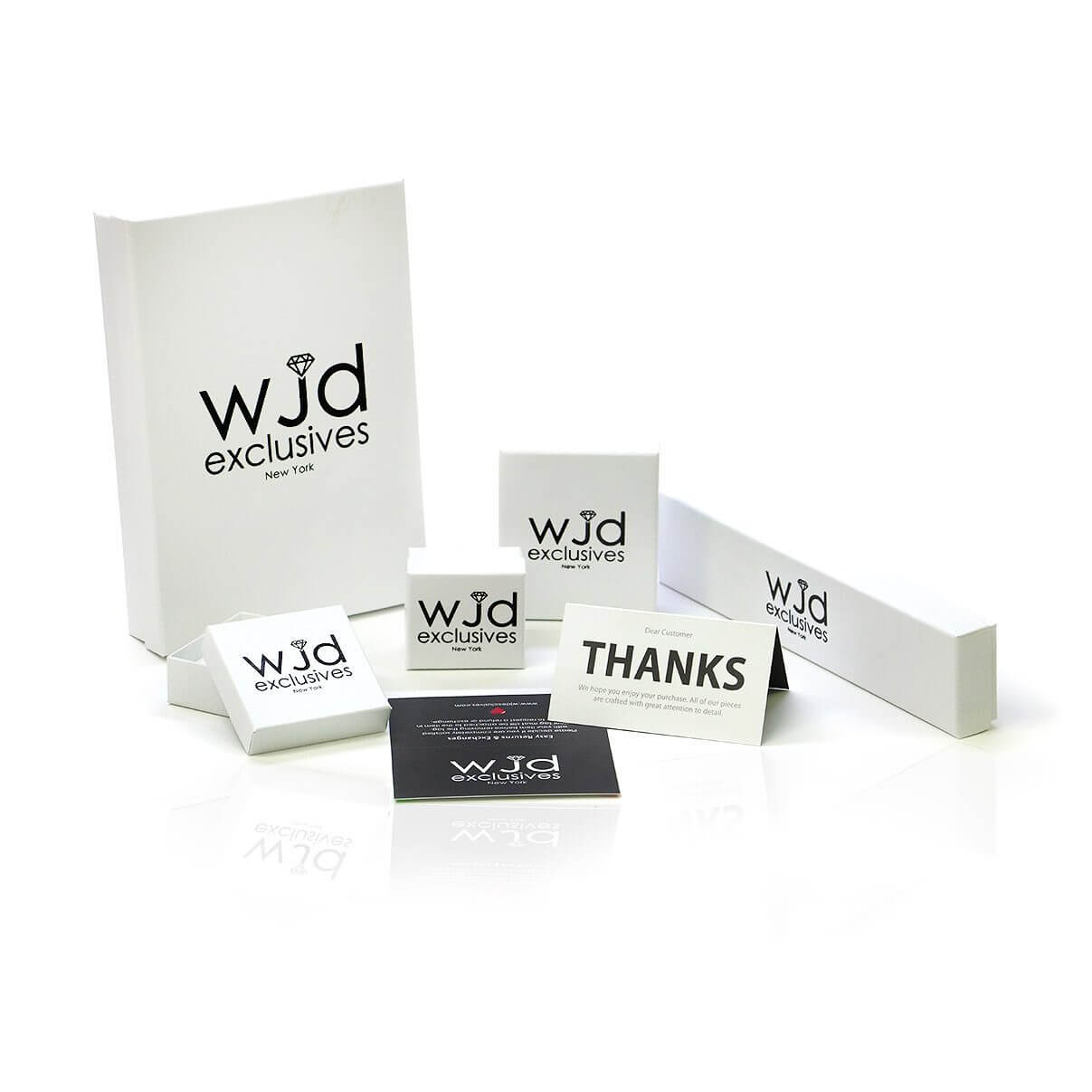 14K Yellow Gold 5mm Paperclip Necklace (Solid Links) 18" 20" 24" 30" - WJD Exclusives