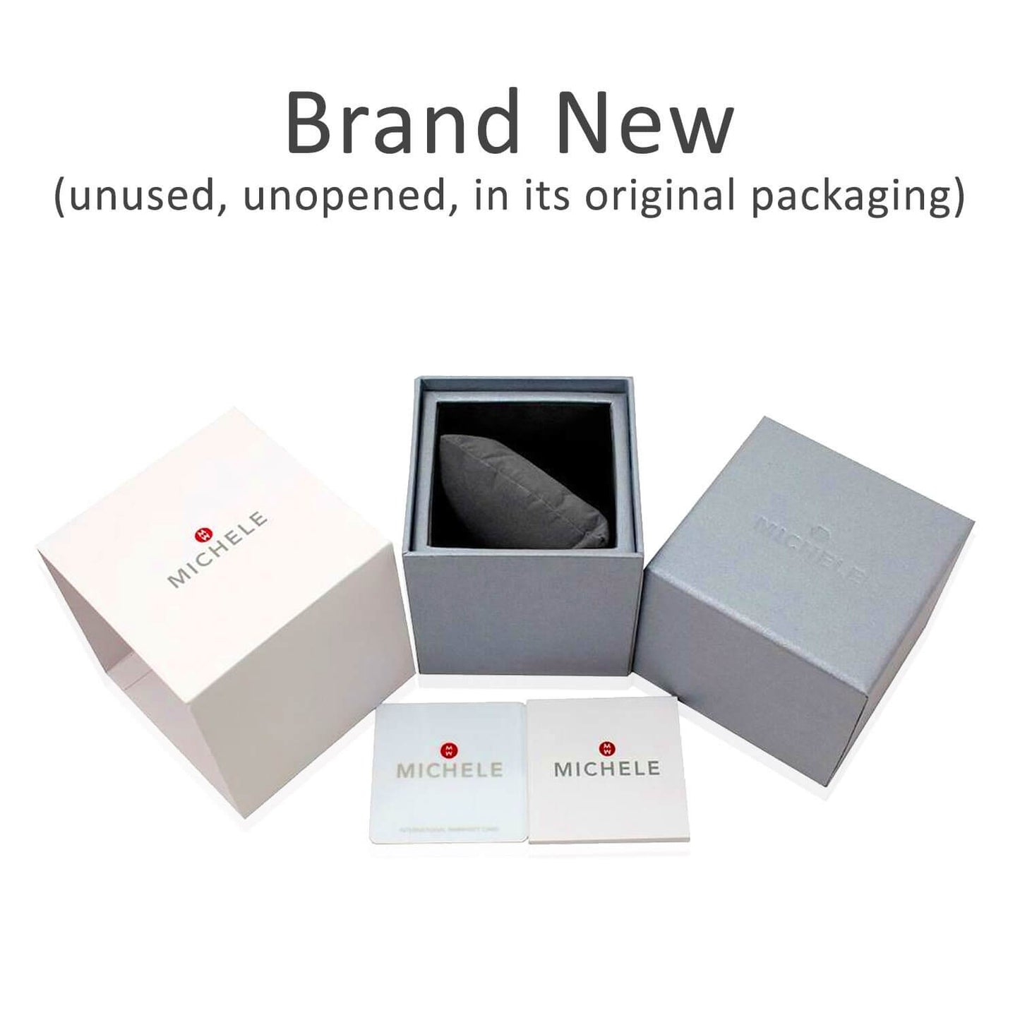 MICHELE Sidney Stainless Steel Diamond Dial Women's Watch MWW30A000001