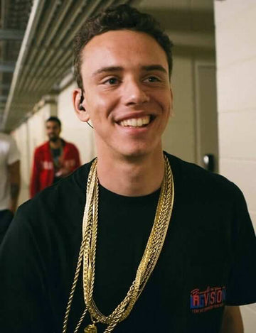 Logic backstage at the Verge Campus Tour in Orlando, Florida