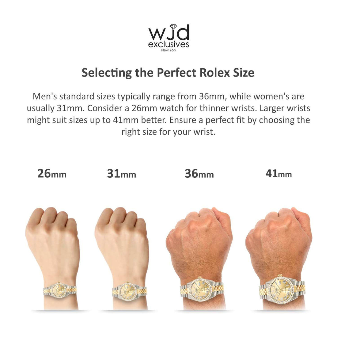 The Ultimate Guide to Rolex Watch Sizes: Find Your Perfect Fit