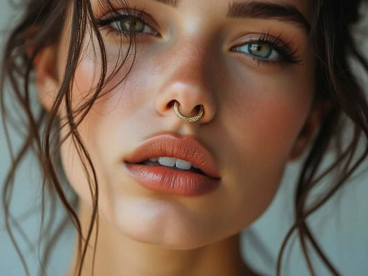 The Allure of Real Gold Nose Rings: A Timeless Trend Reimagined - WJD Exclusives