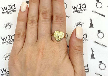 Discover the Timeless Charm of Heart Nugget Rings