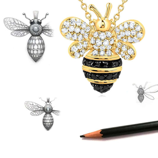 The Enchanting Tale of the Diamond Bumblebee Pendant – A Local Jewel with a Global Message - WJD Exclusives