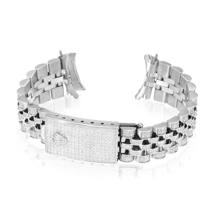 Rolex Datejust Custom 4CTW Natural Diamond Jubilee 31mm Watch