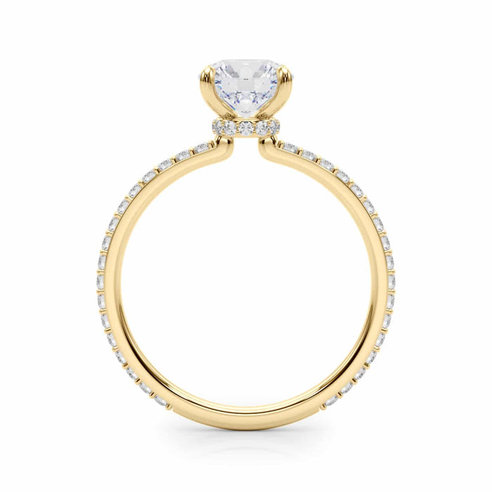 1.25CTW Lab-Grown Diamond 18K Gold Hidden Engagement Ring