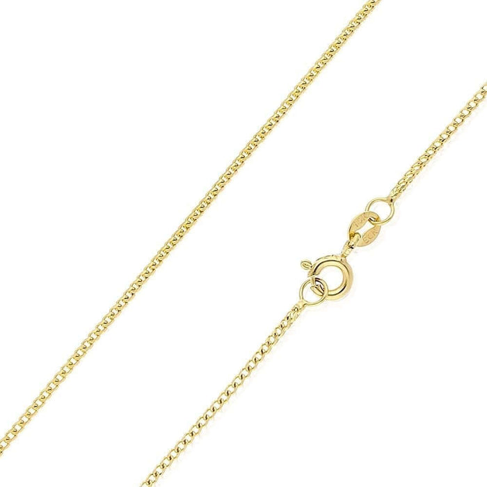 14K Yellow/White/Rose Gold 1.2mm Franco Chain (Solid Links) 16"-24"