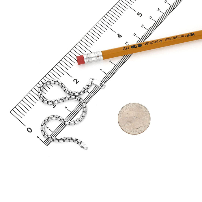 Sterling Silver 3.7mm Round Box Bracelet (Solid Links) 8" - 9" - WJD Exclusives