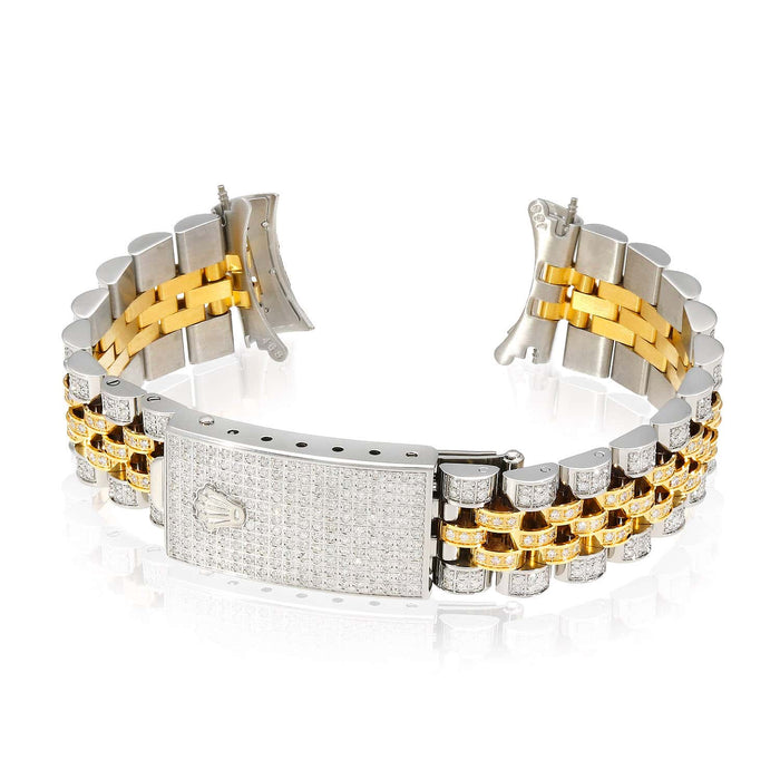 Rolex Datejust 2 - Tone Yellow 4.5CTW Natural Diamond Jubilee 36mm Watch Bracelet - WJD Exclusives