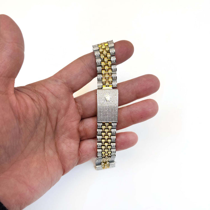 Rolex Datejust 2 - Tone Yellow 4.5CTW Natural Diamond Jubilee 36mm Watch Bracelet - WJD Exclusives