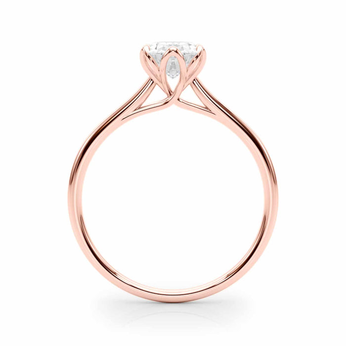 1.5CT Lab - Grown Diamond Oval - Cut Solitaire 18K Rose Gold Engagement Ring - WJD Exclusives