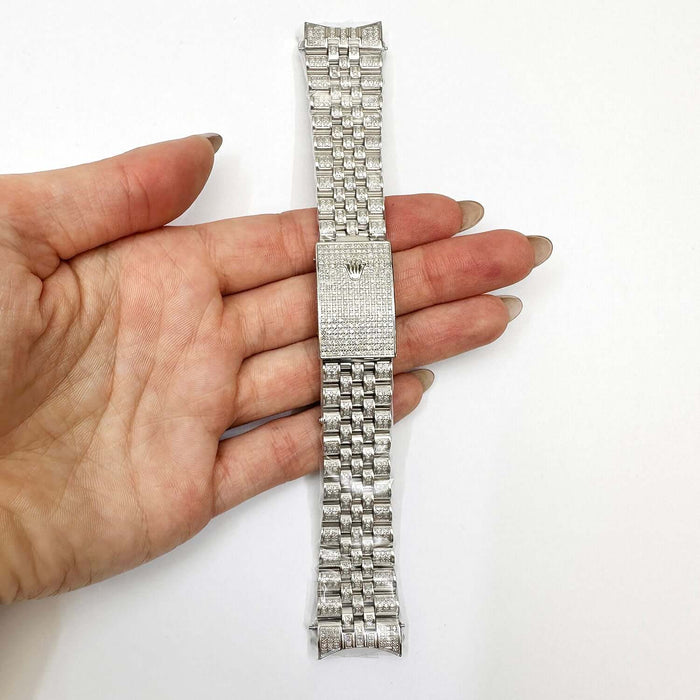 Rolex Datejust White 4.5CTW Natural Diamond Jubilee 36mm Watch Bracelet - WJD Exclusives