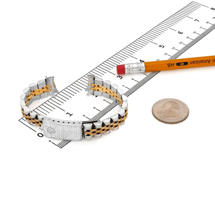 Rolex Datejust 2 - Tone Yellow 3CTW Natural Diamond Jubilee 26mm Watch Bracelet - WJD Exclusives