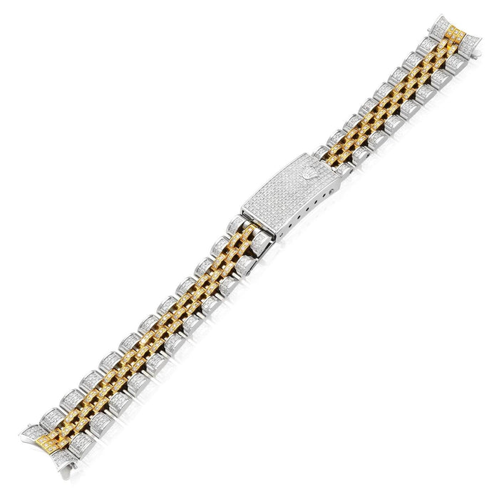 Rolex Datejust 2 - Tone Yellow 3CTW Natural Diamond Jubilee 26mm Watch Bracelet - WJD Exclusives