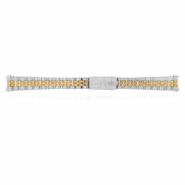 Rolex Datejust 2 - Tone Yellow 3CTW Natural Diamond Jubilee 26mm Watch Bracelet - WJD Exclusives