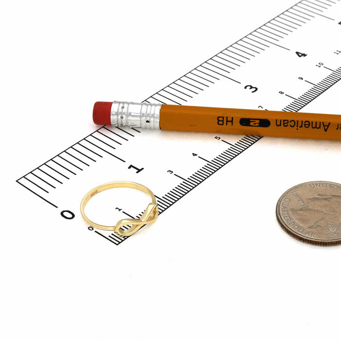 14K Gold Stackable Infinity Ring - WJD Exclusives