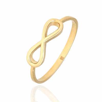 14K Gold Stackable Infinity Ring - WJD Exclusives