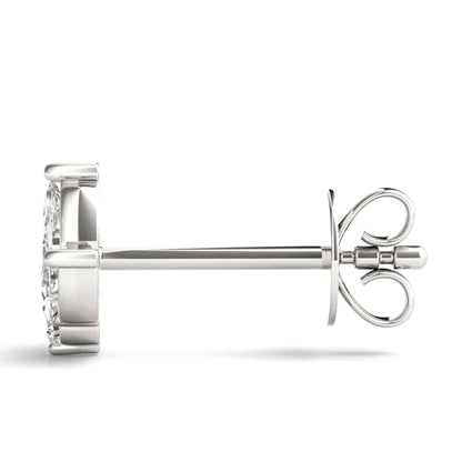 0.50CTW Lab-Grown Diamond 3 Marquise-Cut 14K Gold Cluster Stud Earrings