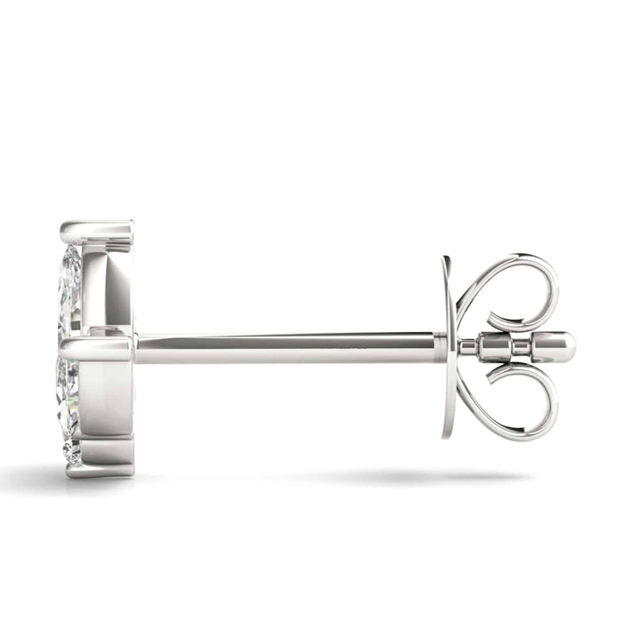 0.50CTW Lab - Grown Diamond 3 Marquise - Cut 14K Gold Cluster Stud Earrings - WJD Exclusives