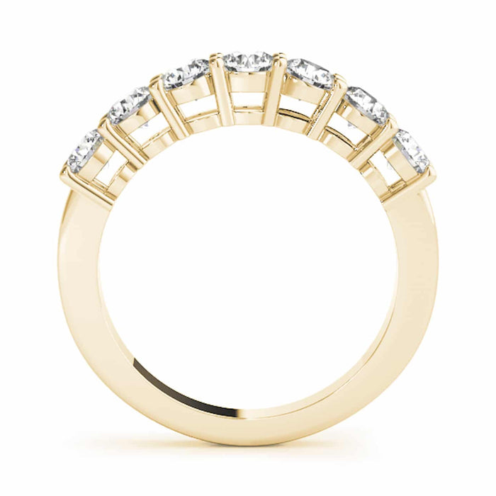 0.45CTW Lab - Grown Diamond 18K Gold Yellow Wedding Band - WJD Exclusives
