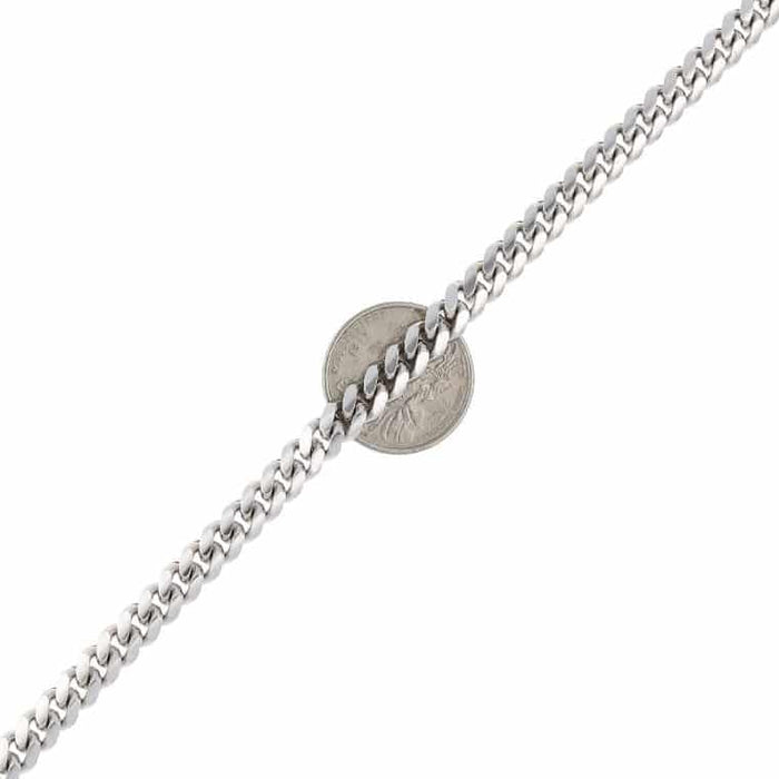 925 Sterling Silver 7mm Miami Cuban Bracelet (Solid Links) 8"